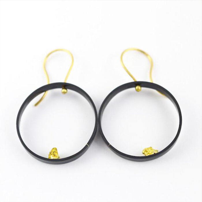 Alluvial Circle Earrings