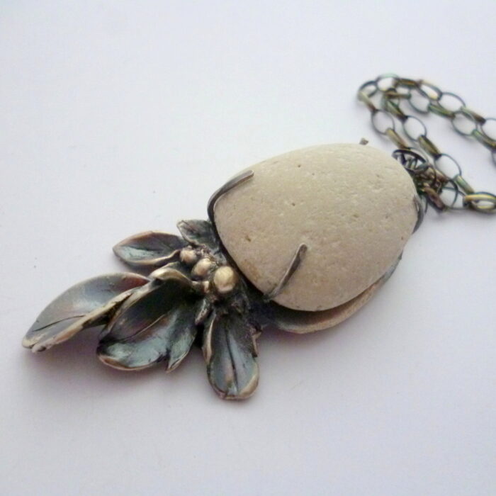 White Pebble Necklace