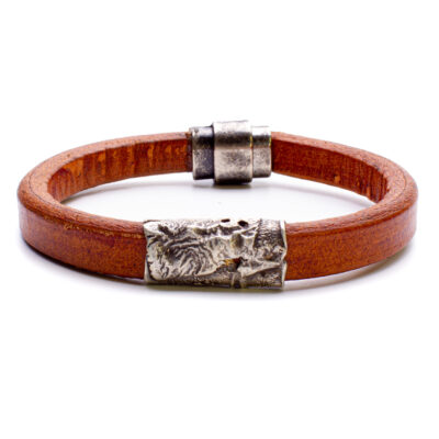 Tobacco Road Leather Bracelet  