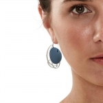 Pebble Earrings Small Multi Line - inSync Design -  Eclectic Artisans