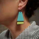 Color Block Earrings -   -  Eclectic Artisans
