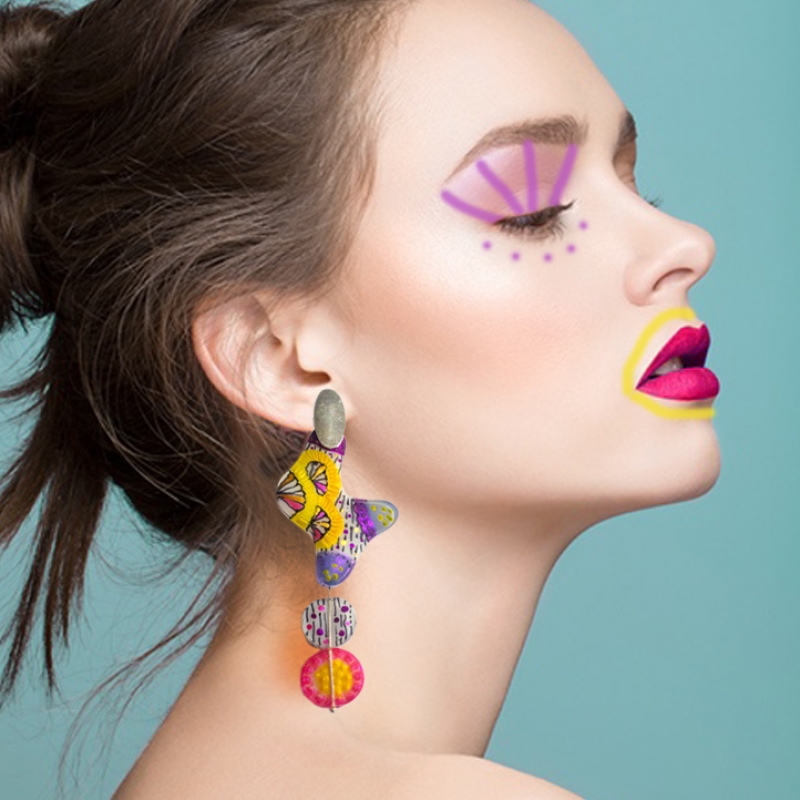 Amoeba Earrings - Casa Kiro Joyas -  Eclectic Artisans