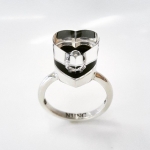 Heart Wire Ring - Nunc Diamond Jewellery -  Eclectic Artisans