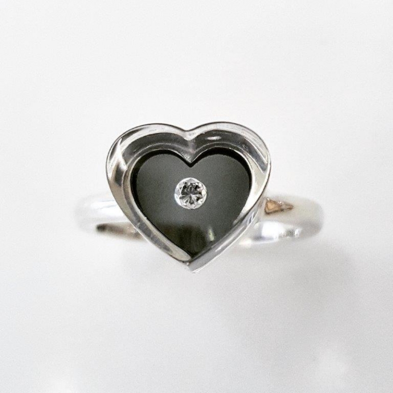 Heart Wire Ring - Nunc Diamond Jewellery -  Eclectic Artisans