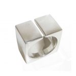 Square Split Shank Ring - Philippa Green -  Eclectic Artisans