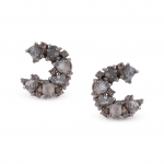 Crescent Silver Earrings  - A. Deitiy -  Eclectic Artisans