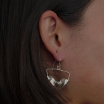 Crest Earrings - Crush Jewel -  Eclectic Artisans