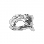 Wave Ring 1  - Crush Jewel -  Eclectic Artisans