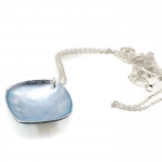 Blue and Gold enamel medium size Necklace - Lara Ginzburg -  Eclectic Artisans