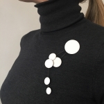 Dot Brooch - ECNP Jewelry -  Eclectic Artisans