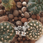 Cacti necklace No.02 - VerdeRame Jewels -  Eclectic Artisans