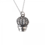 Cactus necklace No.02 - VerdeRame Jewels -  Eclectic Artisans