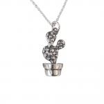 Cactus necklace No.04 - VerdeRame Jewels -  Eclectic Artisans