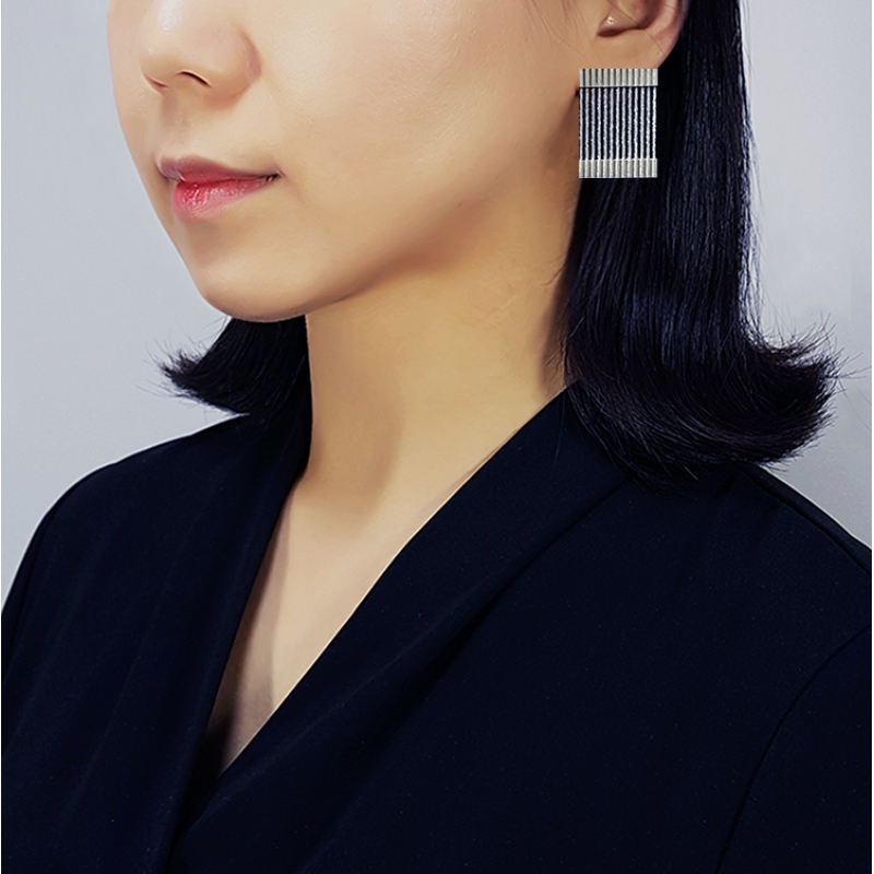 Drawing Lines Earrings No.05 - Jaesun Won -  Eclectic Artisans