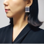Drawing Lines Earrings No.02 - Jaesun Won -  Eclectic Artisans