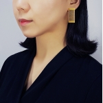 Drawing Lines Earrings No.04 - Jaesun Won -  Eclectic Artisans