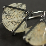 Seed Inclusion Earrings I -   -  Eclectic Artisans