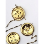 button up - chatelaine kerongsang brooch - Leroy Luar -  Eclectic Artisans