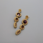 Tri-color earrings - Shenhav Russo -  Eclectic Artisans