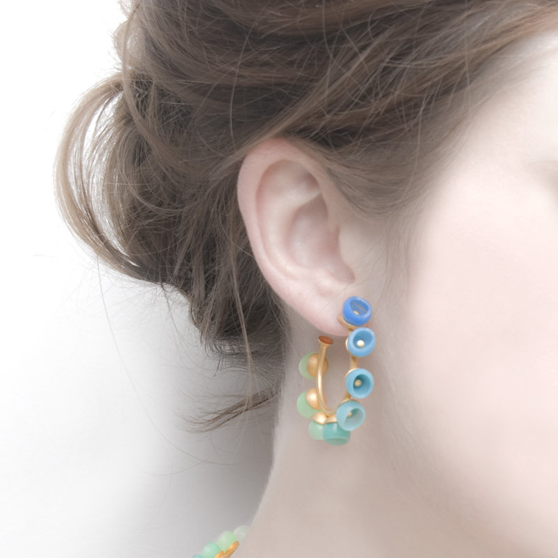 Colour Fade Hoop Earrings - Jenny Llewellyn -  Eclectic Artisans