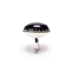 Dome Amethyst Ring  - Unbent  Jewellery -  Eclectic Artisans