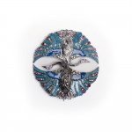 Yin Yang Bird Brooch - Unbent  Jewellery -  Eclectic Artisans