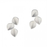 3 Leaf Earrings Silver - Nicola Bannerman -  Eclectic Artisans