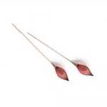 Threader Earrings Epineuse - Vlum   -  Eclectic Artisans