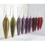 Cone Spindle Artbook Earrings in various colors - Christine Rozina -  Eclectic Artisans