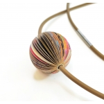Paper Sphere Necklace - Christine Rozina -  Eclectic Artisans