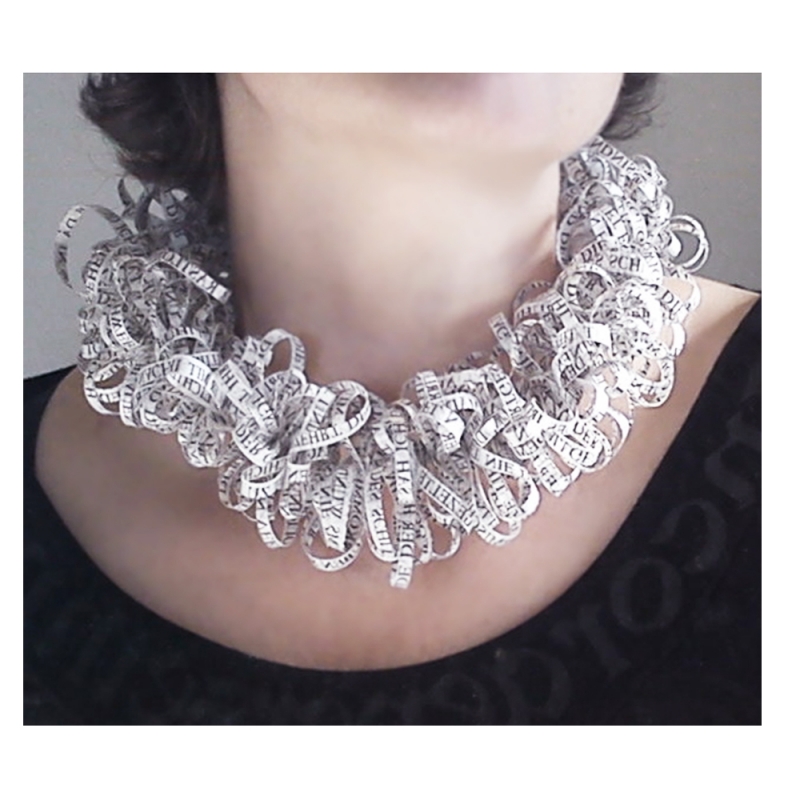Meandering Poetry Collar - Christine Rozina -  Eclectic Artisans