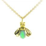 Firefly Opal Necklace - Alison Nagasue -  Eclectic Artisans