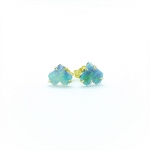 Opal Baby Gingko Earring - Alison Nagasue -  Eclectic Artisans