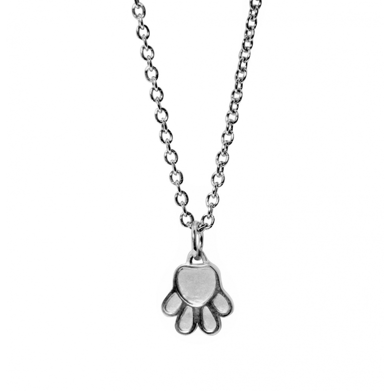Paw Print Necklace Amber | Henryka UK | Dog Necklaces