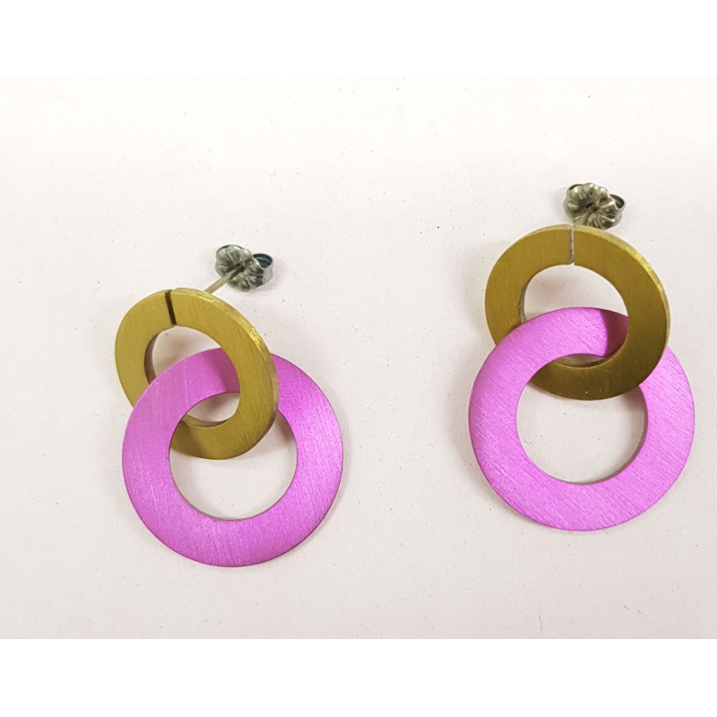 Looped Washer Earrings - Vanessa Williams -  Eclectic Artisans