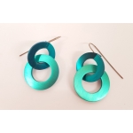 Looped Washer Earrings Hooks - Vanessa Williams -  Eclectic Artisans
