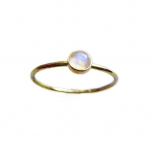 Blue Moonstone Mini Ring - Catherine Marche -  Eclectic Artisans