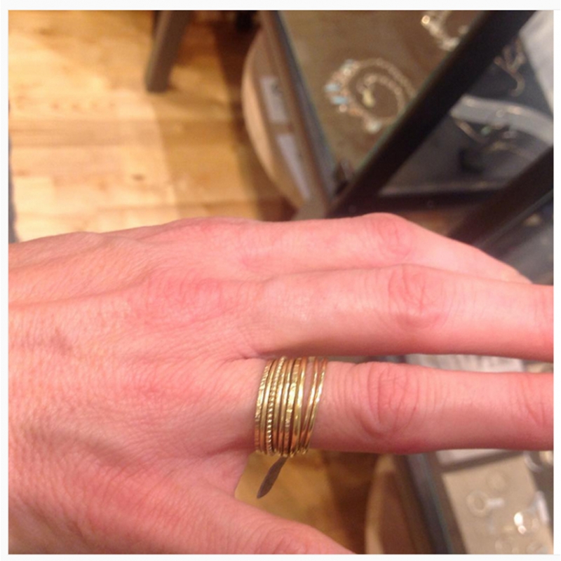 Mini dainty 18ct gold ring - Catherine Marche -  Eclectic Artisans