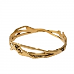 Gold Mallee Diamond Bangle - VIX Jewellery -  Eclectic Artisans
