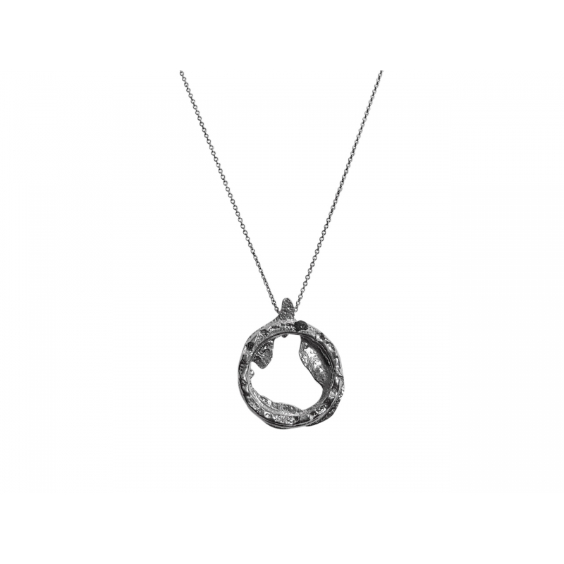 Molten Silver Portal Necklace - VIX Jewellery -  Eclectic Artisans