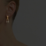 Cross Over Gold Earrings -   -  Eclectic Artisans