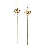 Long Kaleido Gold Earrings -   -  Eclectic Artisans