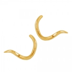 Rebel Gold Hoop Earrings - Annika Burman -  Eclectic Artisans