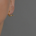 Rebel Gold Hoop Earrings - Annika Burman -  Eclectic Artisans
