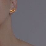 Stardust Earrings In Gold Vermeil - Annika Burman -  Eclectic Artisans