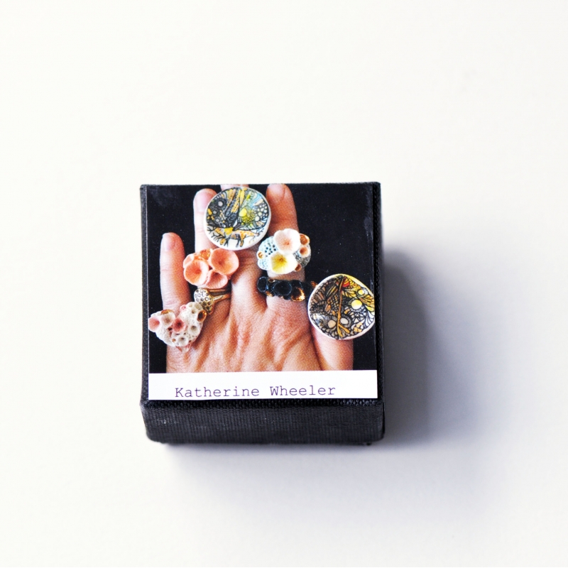 Rock Coral Porcelain Earrings  - Katherine Wheeler -  Eclectic Artisans