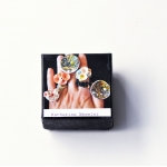 Rock Coral Porcelain Ring, Crescent - Katherine Wheeler -  Eclectic Artisans