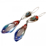 Cochiti Lake at Capacity Contraption Earrings - Jessica deGruyter Found in ABQ -  Eclectic Artisans