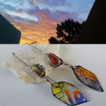 Dawn Earrings - Jessica deGruyter Found in ABQ -  Eclectic Artisans