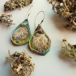 Lichen Specimen Earrings - Jessica deGruyter Found in ABQ -  Eclectic Artisans